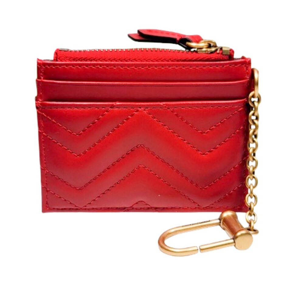 - Gucci GG Marmont Keychain Wallet - New - Picture 3 of 4